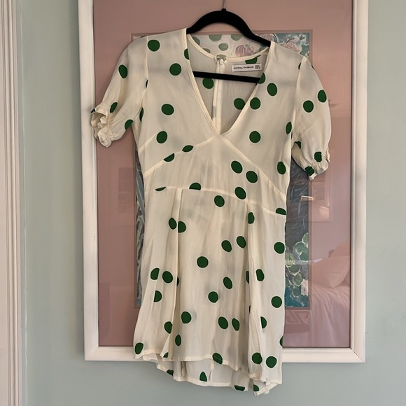 Faithfull the Brand green polka dot dress - Picture 3 of 7